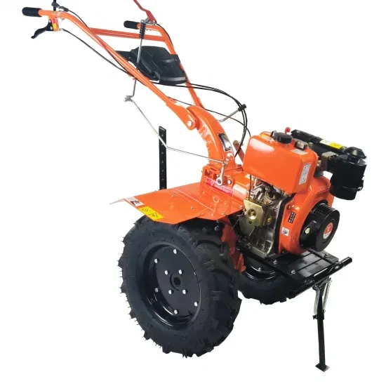 Farm Machinery Gasoline/Diesel Engine Walking Tractor Mini Power Tiller Power Weeder Cultivator Agricultural Machinery